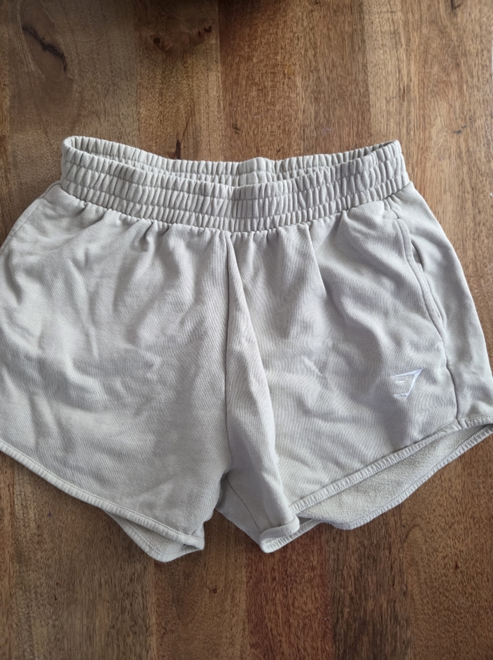 Gymshark Women's Light Beige Shorts